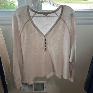 Billabong Long Sleeve Henley Women’s Top